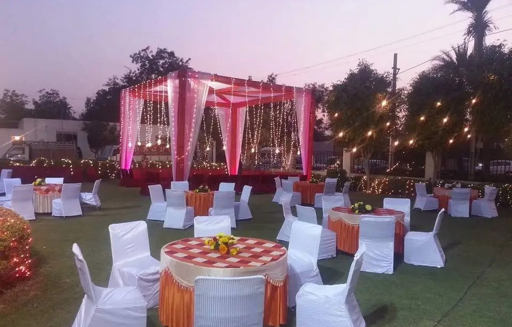 pacific inn 360 resort rishikesh decorated for wedding purpose